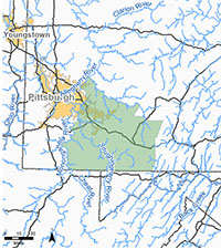 Laurel Highlands map