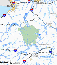 Pine Creek, Gen All Map