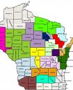 Wisconsin TU Chapters Map